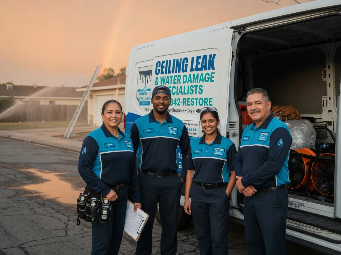 Ceiling Leak Cleanup company in Kasbeer, IL