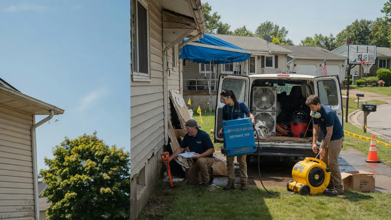Ceiling Leak Cleanup in Kasbeer, IL near me